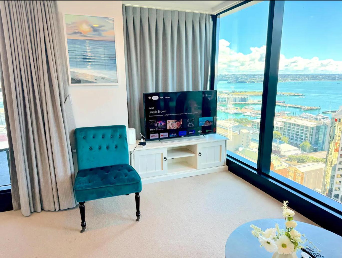 Gorgeous Seaview 2 Bedroom Apartment In Auckland Cbd Exterior foto