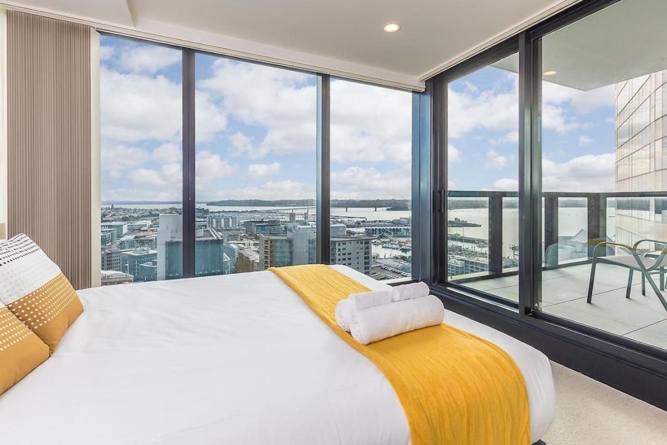Gorgeous Seaview 2 Bedroom Apartment In Auckland Cbd Exterior foto