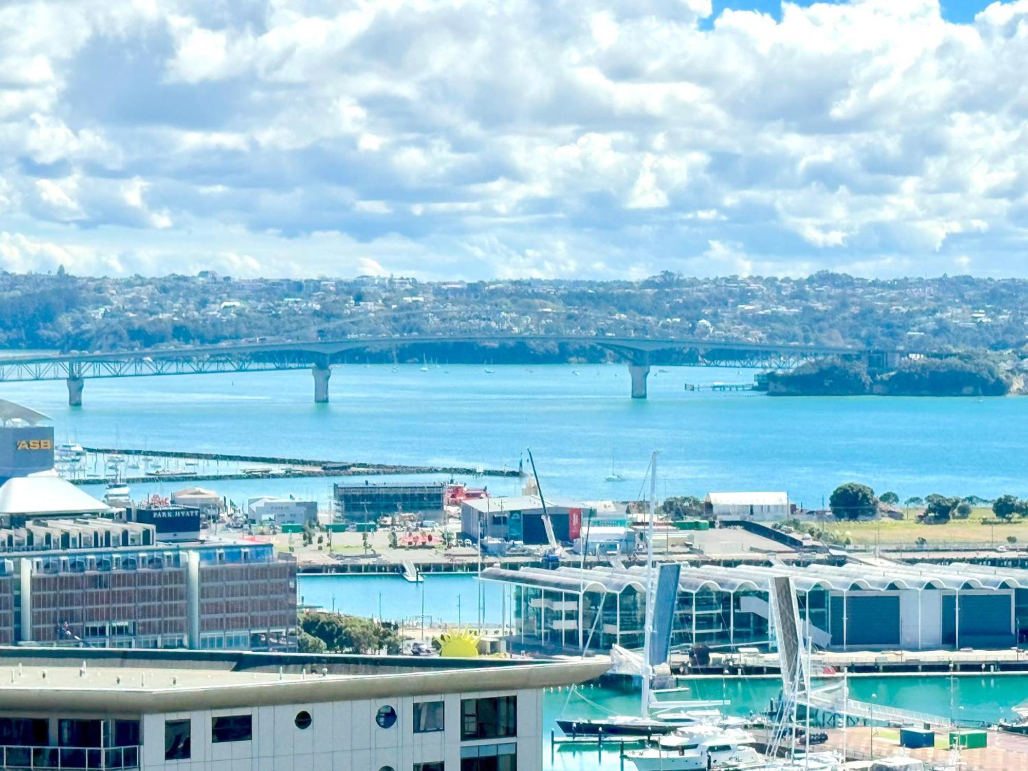 Gorgeous Seaview 2 Bedroom Apartment In Auckland Cbd Exterior foto